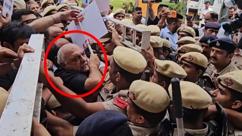 हरियाणा विधानसभा के बाहर कांग्रेस पर क्यों हुआ लाठीचार्ज ?