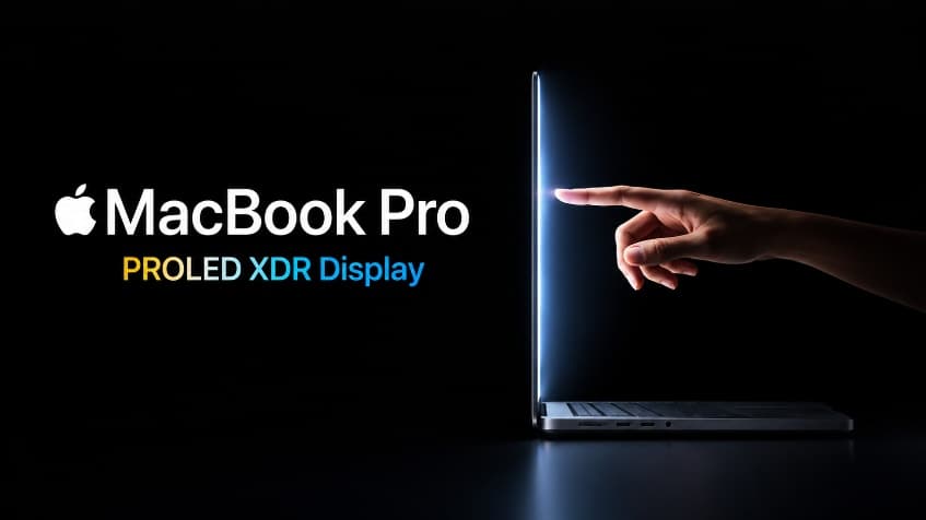 MacBook Pro Touch: एप्पल ने वापस लाया चमकता हुआ लोगो