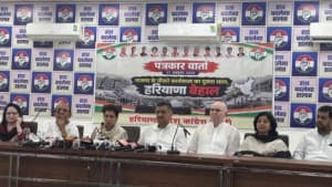 बेरोजगारी से किसान तक: नायब सैनी सरकार के सामने कांग्रेस ने रखे सवाल बेरोजगारी से किसान तक: नायब सैनी सरकार के सामने कांग्रेस ने रखे सवाल