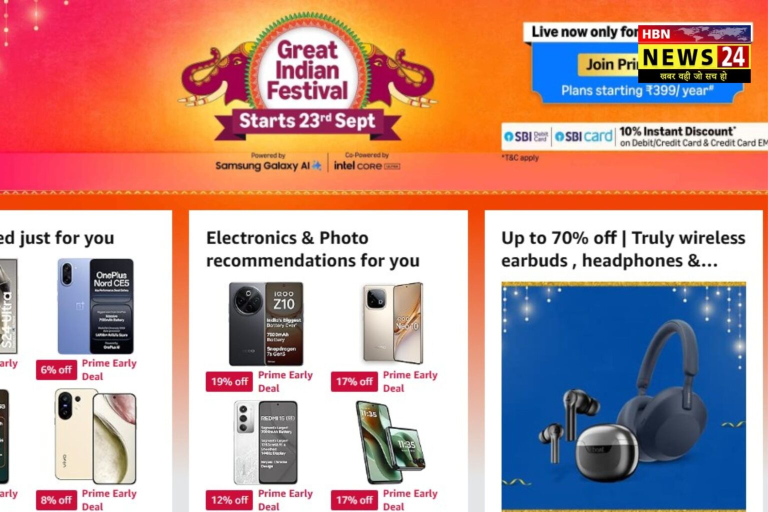 Amazon Great Indian Festival Sale 2025